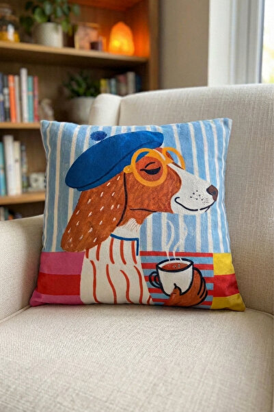 Decomia Home Πολύχρωμο κάλυμμα μαξιλαριού διπλής όψης με μοντέρνα ψηφιακή εκτ...