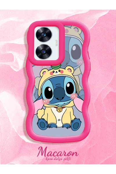 CHICASELUX Simple Red Silicone Phone Case Stitch Pattern Compatible with Real...