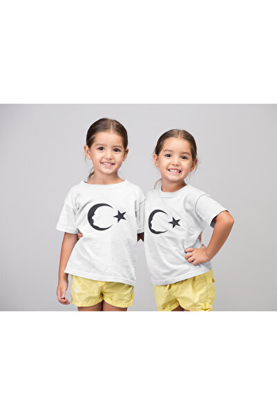MG Moon Star Ataturk Printed Circular Neck Cotton Oversize Fit Unisex Short S...