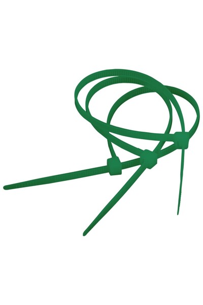SAPİSELCO Colier din plastic colorat 100 buc 280 x 4,5 mm Verde 280 mm 4,5 mm