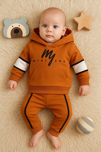 Veraura Lifestyle Mini Zeo Patterned Cotton 2-Piece Baby Boy Set