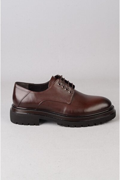 SEÇ KUNDURA Seç 2581 Genuine Leather Men's Shoes Brown