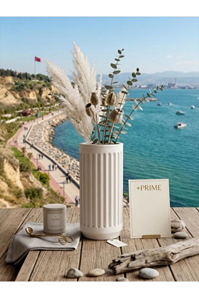 Art-ı Prime Dizayn Minimalist Large Size Concrete Column Vase 21 cm Height 1....