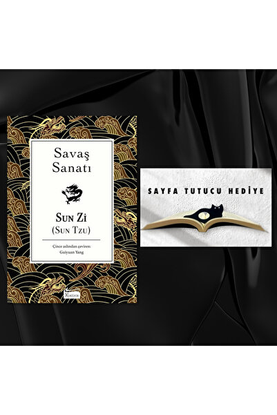 Koridor Yayıncılık The Art of War / Fabric Covered / Cat Figure Book Reading ...