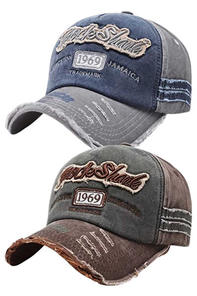 Mood Agenda Unisex Vintage 1969 Rock Sharks Embroidered Adjustable Baseball C...