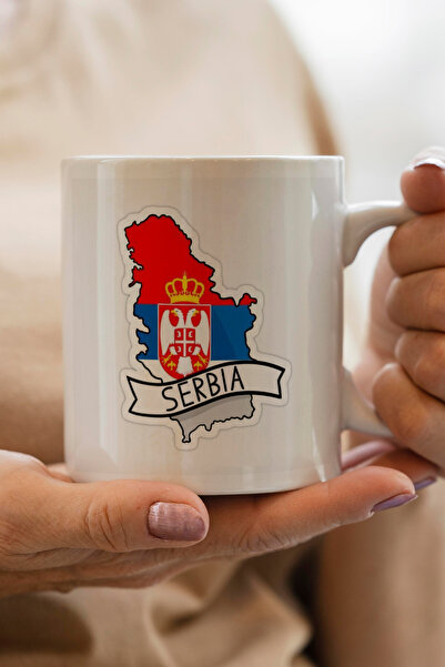 South Steel Porcelain Mug Serbia Printed Gift Mug Coffee Cup Mug