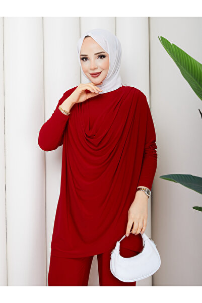 TOKARİS TEKSTİL Γυναικείο Σετ Ενδυμάτων Σχεδιασμού με Καλύπτρες