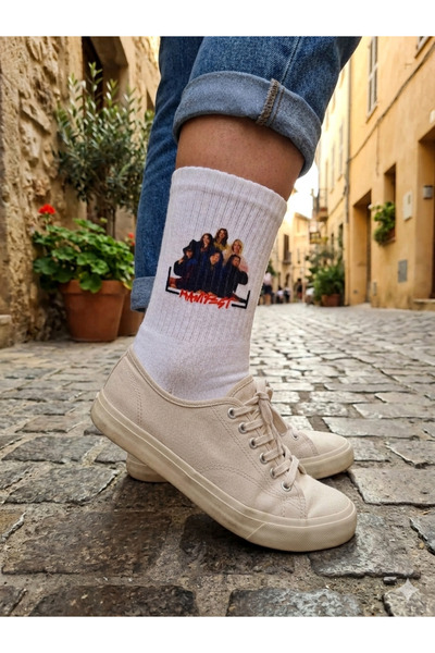 barsdepo Manifest Design Printed Socks Kids / Adults