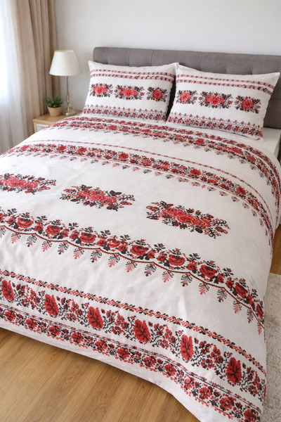 OEM Double Duvet Cover Set , 100% Cotton , Traditional pattern