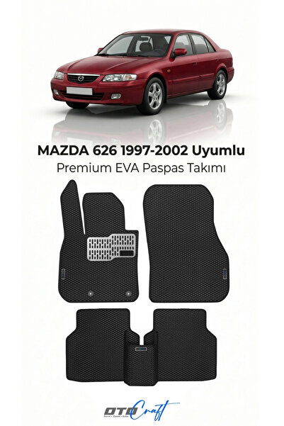 OTOCRAFT Mazda 626 (1997-2002) Araca Özel 3D Havuzlu Eva Paspas Tam Set 5 Parça