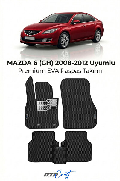 OTOCRAFT Mazda 6 Gh (2008-2012) Araca Özel 3D Havuzlu Eva Paspas Tam Set 5 Parça