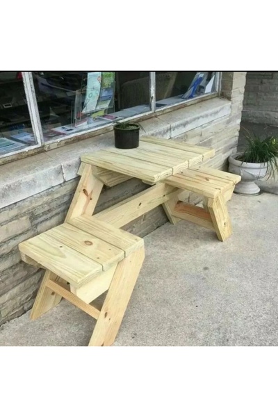 dost ahşap Balkon Masası