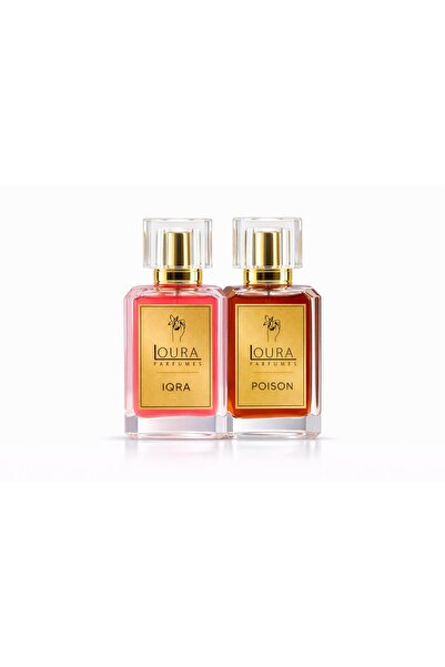 Loura Perfumes IQRA + Poison Set - Πολυτελές, κομψό και μακράς διάρκειας σετ ...