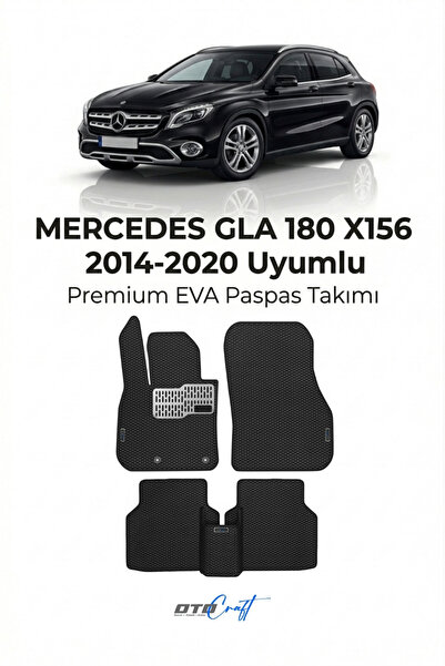 OTOCRAFT Mercedes GLA 180 X156 (2014-2020) Araca Özel 3D Havuzlu Eva Paspas T...