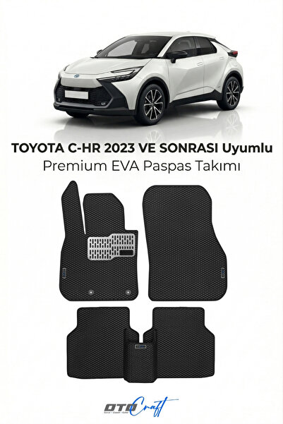 OTOCRAFT Toyota C Hr (2023 ve Sonrası) Araca Özel 3D Havuzlu Eva Paspas Tam S...
