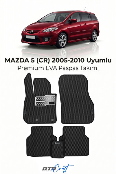 OTOCRAFT Mazda 5 Cr (2005-2010) Araca Özel 3D Havuzlu Eva Paspas Tam Set 5 Parça