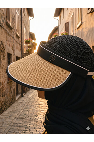 PIECE SIGNATURE Καπέλο ηλίου με φαρδύ γείσο για υπαίθριες δραστηριότητες, πεζ...