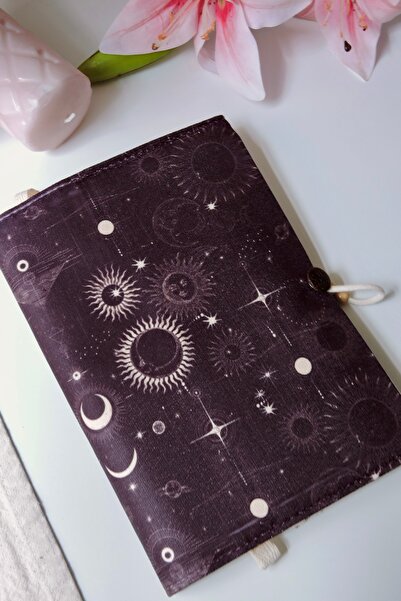 Nova Crafts Space Themed A5 Size Book/Notebook Cover (with Pen Holder, Drawst...