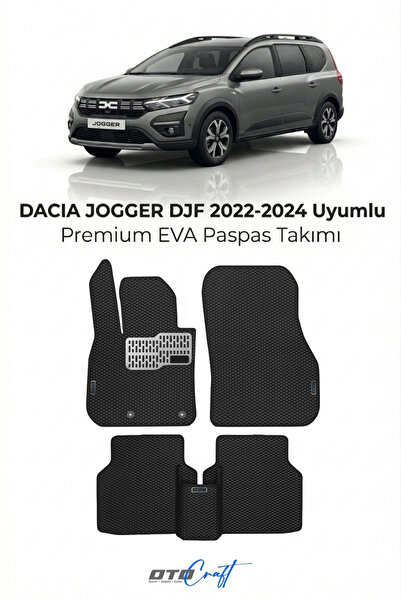 OTOCRAFT Dacia Jogger Djf (2022-2024) Araca Özel 3D Havuzlu Eva Paspas Tam Se...