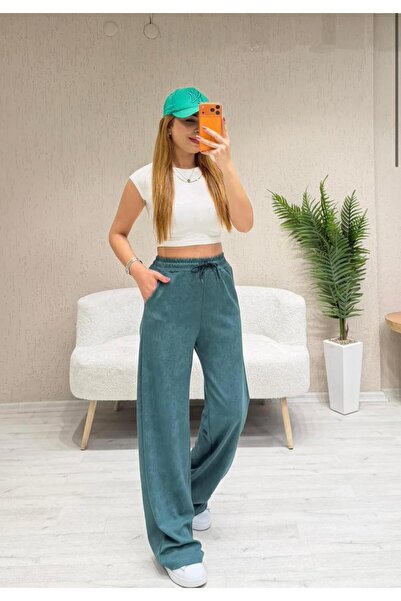 Trendingsize modal dokulu batik kadın pantolon
