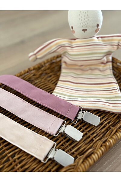 Kız Bebek Emzik Askısı Set 3'lü
