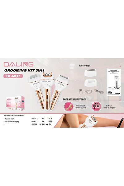 Generic 3-in-1 Rechargeable Beauty & Grooming Kit | Total Hair Removal System