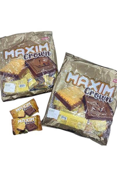 Elvan POÇERA MAXIM CROWN ÇİKOLATA KAPLI PETİBÖR BİSKÜVİ 270 GR X 2 PAKET