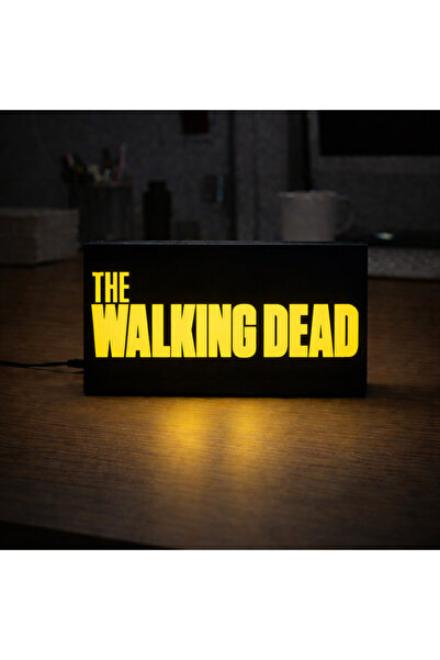 Gişe Arts Masa Lambası - The Walking Dead Adaptörlü Dekoratif & Hediyelik Lamba