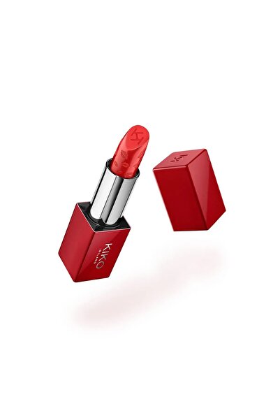 Kiko Flirt Alert Heartstopper Shiny Lipstick Parlak Ruj 04 Heartbreaker Red
