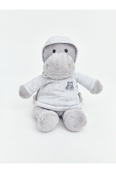 LC Waikiki Gray Animal Figured Girls' Backpack by Güli̇s Gi̇yi̇m