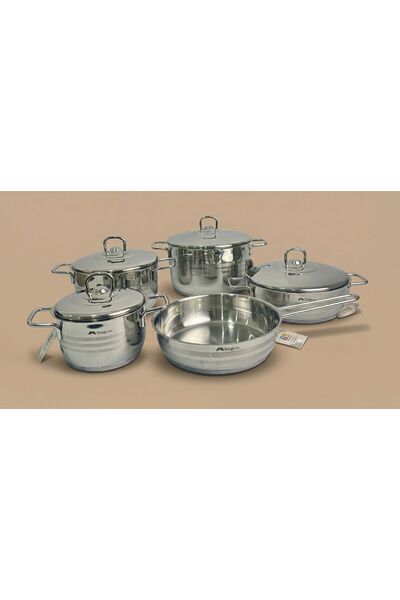 Rwafd Rema 9 Pieces Stainless Steel Cookware Set