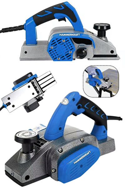 HAMMERKRAFT Bakır Sargılı Titanyum Çelik 5200Whatt Motor Korumalı Çift Bıçakl...