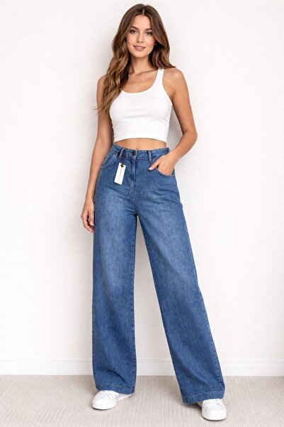 PozitifJeans Τζιν παντελόνι με φαρδιά μπατζάκια