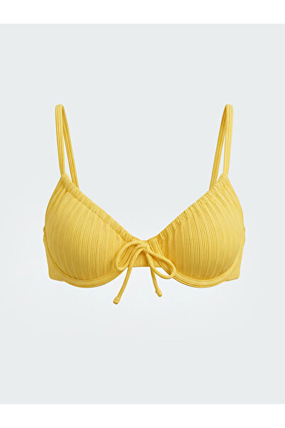 LC Waikiki GÜLİS GİYİM Ženski žuti bikini top sa žicama i uklonjivim jastučićima