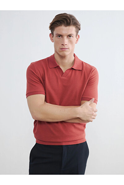 LC Waikiki Tricou pentru bărbați SOUTHBLUE portocaliu cu guler polo