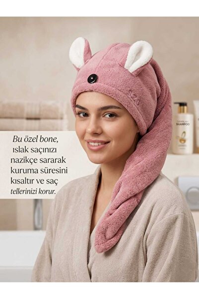 SEVRU Στεγνωτήριο μαλλιών, πετσέτα κεφαλής, πετσέτα μπάνιου από μικροΐνες 1 τ...