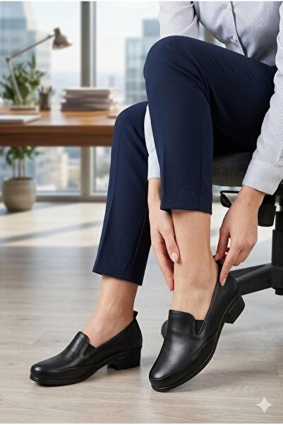 Mehmet Mete 9342 Γυναικεία παπούτσια από γνήσιο δέρμα με ανατομική λεπτομέρει...