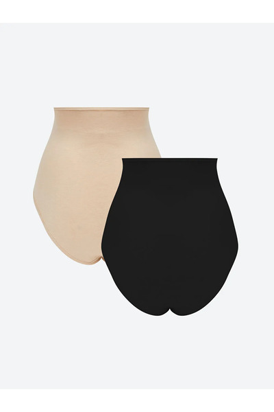 LC Waikiki LCW DREAM Ροζ Ψηλόμεσο Σλιπ Εγκυμοσύνης Σετ 2 τεμαχίων