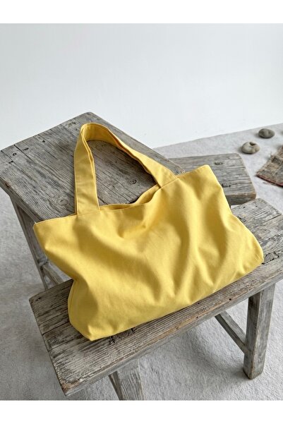 LUNAFEL Yellow Cloth Shoulder Bag - Waterproof Fabric - Tote Cloth Handbag and Shoulder Bag