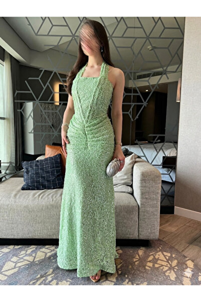 orizia boutique فستان "سيرين الزمردي" (Emerald Serene)