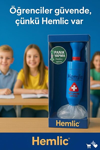 hemlic pump hemlic pompası tahliye kiti mavi