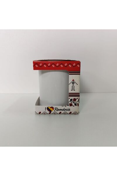 Inedit Print Cutie Cana Motive Traditionale Romania SVR127