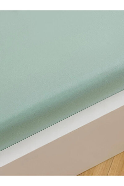 LC Waikiki Πράσινο ελαστικό σεντόνι μονής διάστασης