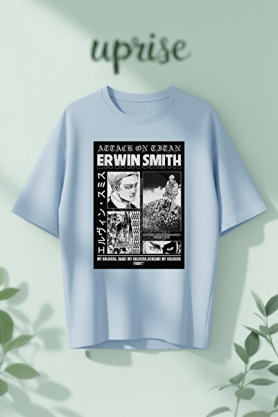 Vordevia Ερβιν Σμιθ Μπλουζάκι  "Επίθεση στον Τιτάνα " με στάμπα, βαμβακερό, o...