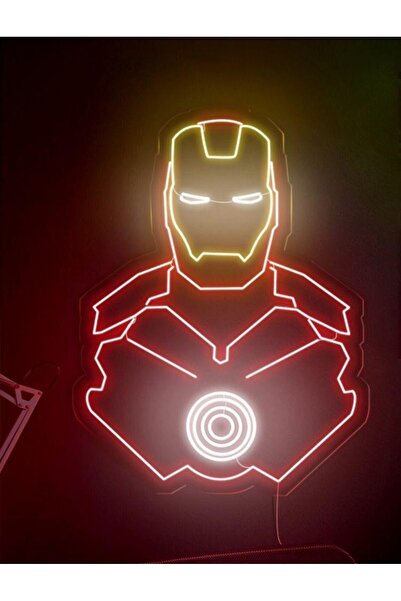 SignYourNeon Iron Man Konseptli Dekoratif Neon Lamba - Marvel Sevenlere Özel ...