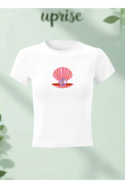 Vordevia Μπλουζάκι με στάμπα Pearl Disco Ball από βαμβάκι και λύκρα