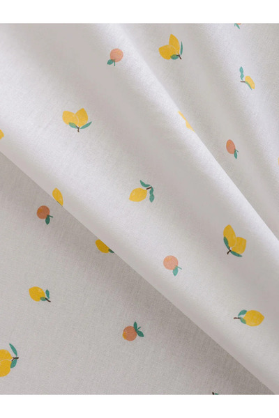 LC Waikiki Μονό σεντόνι με μικτό σχέδιο λεμονιού και ελαστική επένδυση