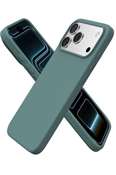 KVK PRİVACY iPhone 17 Pro Max Uyumlu İçi Kadife Lansman Silikon Kılıf Mat Sof...