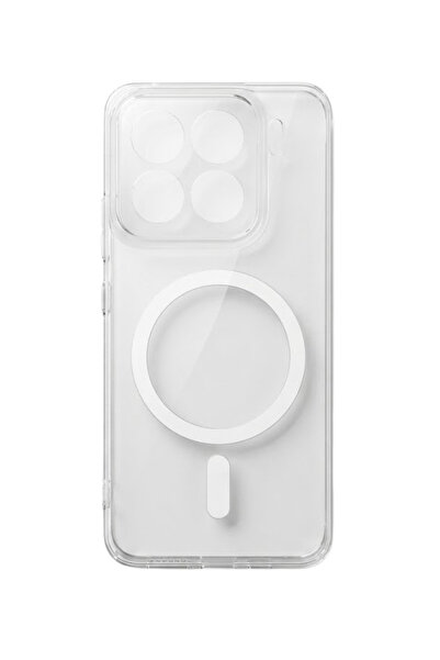 Mi 15 MagSafe Compatible Transparent Mica Hard Case Shockproof Yellowing Resistant Case