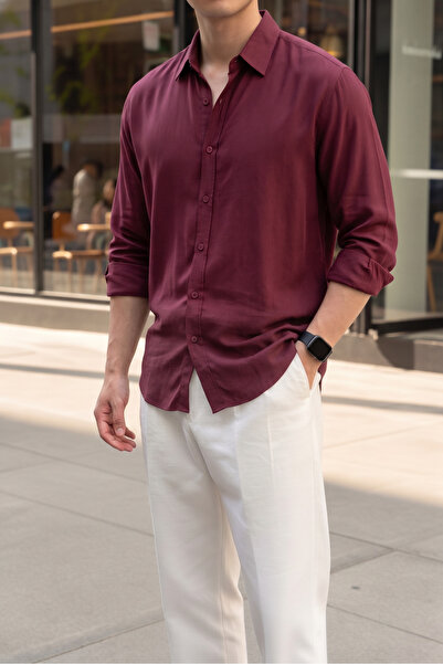 viperkombin Summer Modal Fabric Shirt Regular Fit